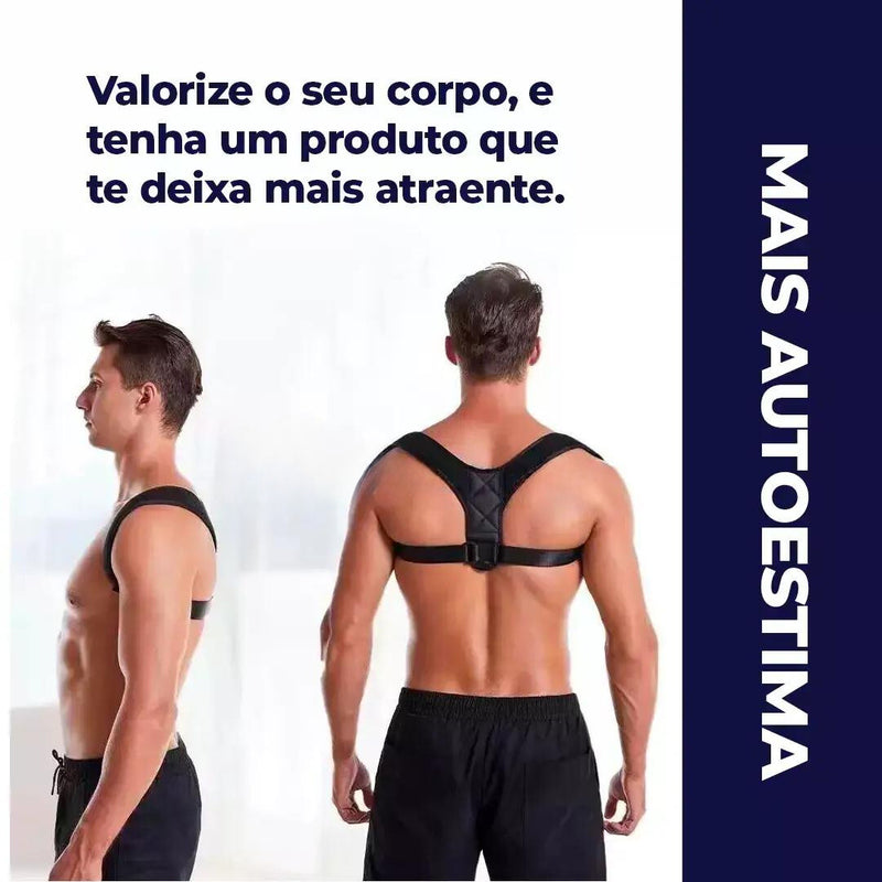 Ergonom - Corretor Postural Alinha Coluna e Alivia as Dores+ FRETE GRÁTIS + COMPRE 1 LEVE 2