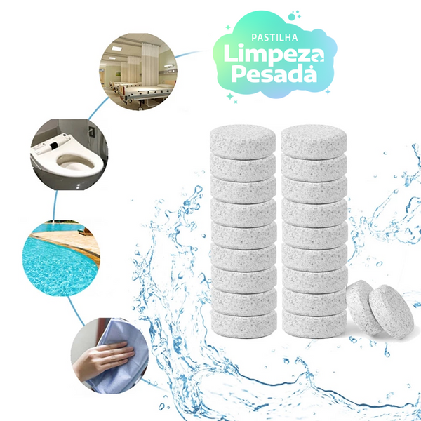 Pastilhas de Limpeza Profunda para Gordura, Ferrugem e Manchas