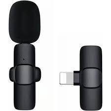 Microfone portátil sem fio Lavalier, Gravação de Vídeo Áudio, Mini Mic para iPhone, Android, Transmissão ao Vivo, Jogos, Telefone, Mic