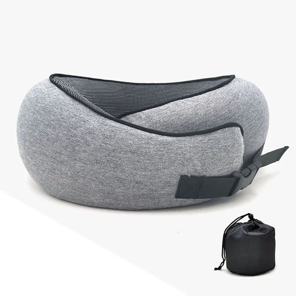 Travesseiro para Pescoço Travel Neck em Formato U com Suporte 360°